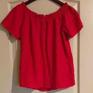 NEW Red Off-Shoulder Women's Top